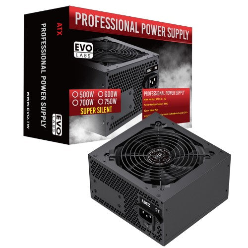 Evo Labs BR600-12BL power supply unit 600 W 20+4 pin ATX ATX Black