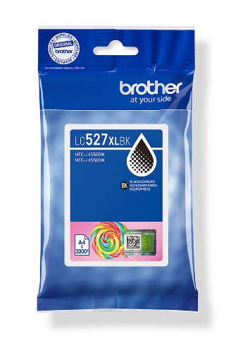 Brother LC-527XLBK Ink cartridge black high-capacity, 3.5K pages ISO/IEC 19752 for Brother MFC-J 4350