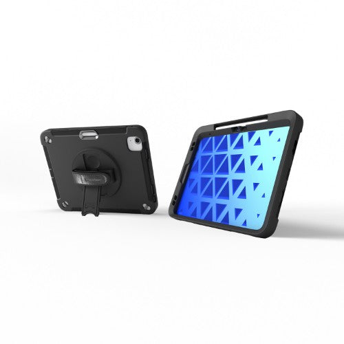 MAXCases Extreme Shield for iPad Air 6 11" with screen protector and shoulder strap (2024) (Black)