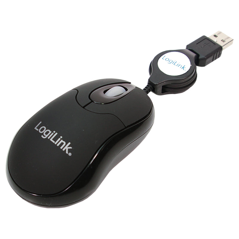 LogiLink ID0016 mouse Office Ambidextrous USB Type-A Optical 800 DPI