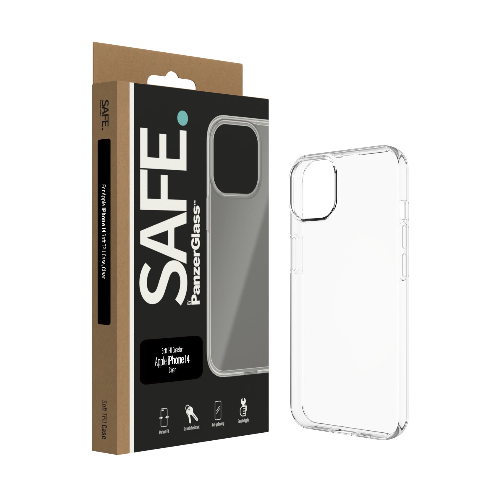 PanzerGlass SAFE. by ® TPU Case Apple iPhone 14 | 13 | Transparent