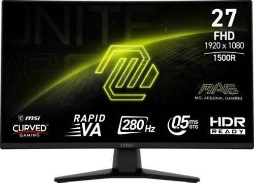 MSI MAG 274CXF computer monitor 68.6 cm (27") 1920 x 1080 pixels Full HD Black