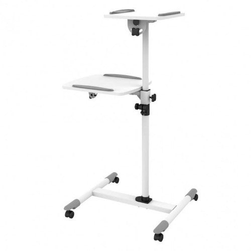 Techly ICA-TB-TPM-6 multimedia cart/stand White Multimedia trolley