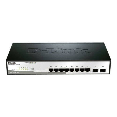 D-Link 10-Port Gigabit Smart Managed Switch with 2 SFP ports
