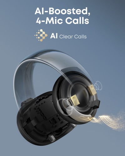 Soundcore Aeroclip Headset True Wireless Stereo (TWS) In-ear Calls/Music/Sport/Everyday Bluetooth Black