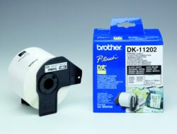 Brother DK-11202 DirectLabel Etikettes 62mm x 100mm 300 for Brother P-Touch QL/700/800/QL 12-102mm/QL 12-103.6mm