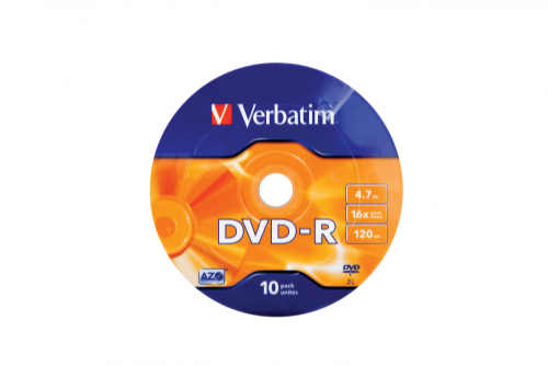 Verbatim DVD-R Matt Silver 16x 4.7 GB 10 pc(s)