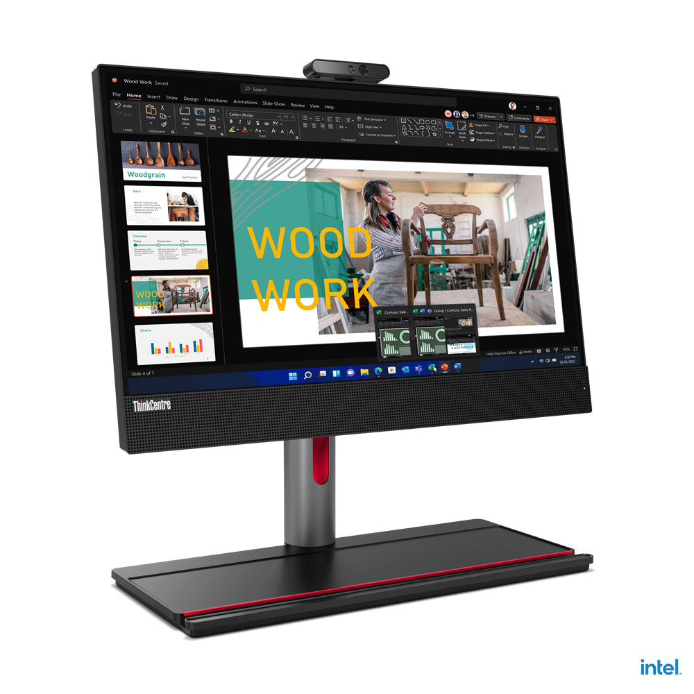 Lenovo ThinkCentre M70a Gen 3 Intel® Core™ i5 i5-12500 54.6 cm (21.5") 1920 x 1080 pixels All-in-One PC 8 GB DDR4-SDRAM 256 GB SSD Windows 11 Pro Wi-Fi 5 (802.11ac) Black