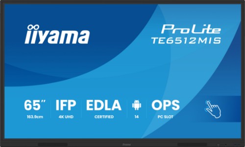 iiyama 65" Interactive 4K UHD Touchscreen elevating interactive collaboration