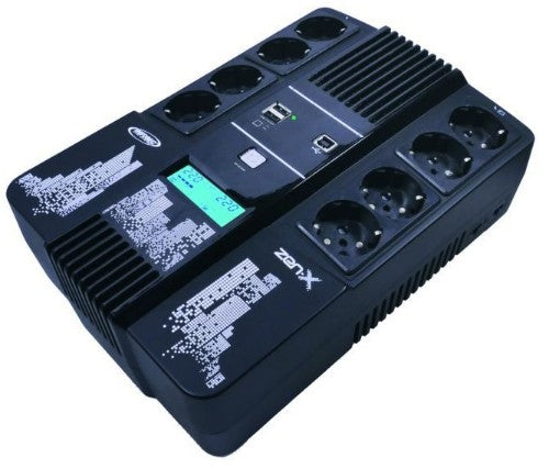 Infosec Zen-X 1000 uninterruptible power supply (UPS) Line-Interactive 1 kVA 600 W 8 AC outlet(s)