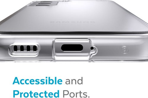 Speck Presidio Perfect Clear Samsung Galaxy S22 Plus - with Microban