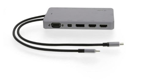LMP Display Dock 2 Wired USB 3.2 Gen 1 (3.1 Gen 1) Type-C Grey