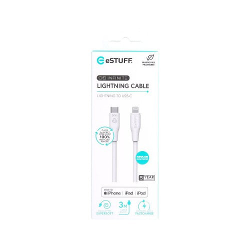 eSTUFF ES602370 lightning cable 3 m White
