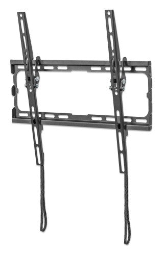 Manhattan Wall Mount for TV & Monitors (Tiltable), For screens 32" to 55", VESA compatability: all between 200x200mm and 400x400mm - check the dimensions of the four mounting holes on back of screen to ensure it fits, Max 35kg, Black, Bracket