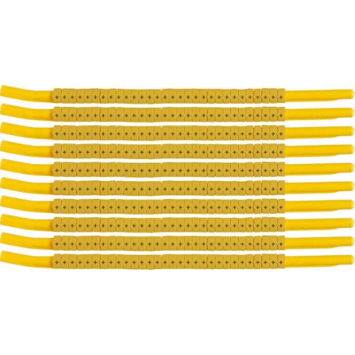 Brady SCNG-18-PLUS cable marker Black, Yellow Nylon 300 pc(s)
