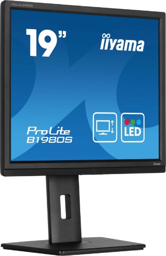iiyama ProLite The 19’’ B1980S, designed for business, is an impressive LED-backlit monitor with a height adjustable stand
