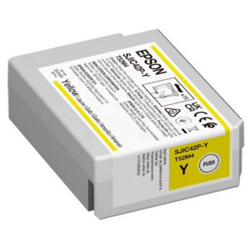Epson C13T52M440/SJIC-42-P-Y Ink cartridge yellow 50ml for Epson CW C 4000 BK/MK