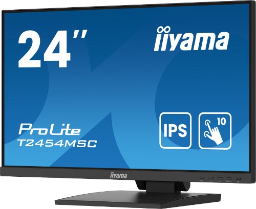 iiyama ProLite 24” P-CAP 10pt touchscreen featuring IPS panel technology and Anti-Glare coating