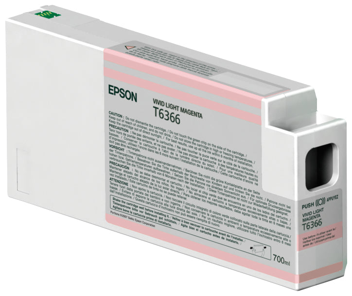 Epson C13T636600/T6366 Ink cartridge light magenta 700ml for Epson Stylus Pro WT 7900/7890/7900