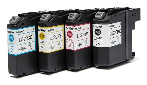 Brother LC-223VALBP Ink cartridge multi pack Bk,C,M,Y Blister, 4x550 pages ISO/IEC 24711 Pack=4 for Brother DCP-J 562/MFC-J 4420/MFC-J 5320