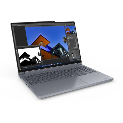Lenovo ThinkBook 16p G6 ADR AMD Ryzen™ 9 8945HX Laptop 40.6 cm (16") WQXGA 32 GB DDR5-SDRAM 1 TB SSD NVIDIA GeForce RTX 5060 Wi-Fi 7 (802.11be) Windows 11 Pro UK English Grey
