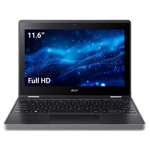 Acer TravelMate Spin B3 B3 Spin TMB311RN-33 - 11.6" Full HD Touchscreen, Intel N100, 8GB, 128GB UFS, Windows 11 Pro Education Notebook