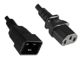 Microconnect PE030620 power cable Black 2 m C13 coupler C20 coupler