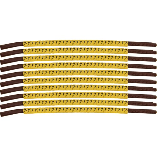 Brady SCNG-15-7 cable marker Black, Yellow Nylon 300 pc(s)