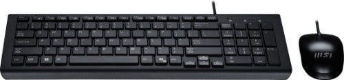 MSI USB Combo Copilot PRO_UK keyboard Mouse included Home/Office QWERTY UK English Black