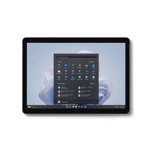 Microsoft Surface Go 4 Intel® N 128 GB 26.7 cm (10.5") 8 GB Wi-Fi 6 (802.11ax) Windows 11 Pro Platinum