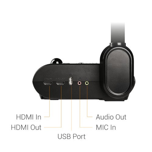 AVer F50+ document camera Black 25.4 / 3.2 mm (1 / 3.2") CMOS USB 2.0