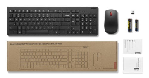 Lenovo 4X31R64485 keyboard Mouse included Office RF Wireless Finnish, Swedish Black