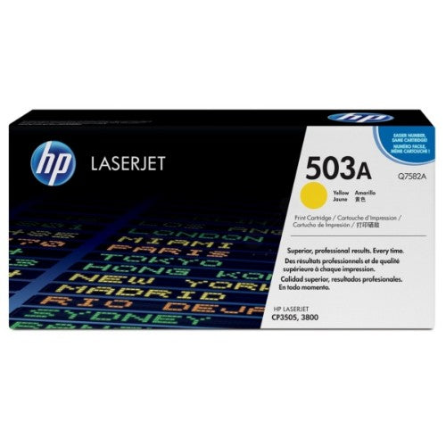 HP Q7582A/503A Toner cartridge yellow, 6K pages/5% for HP Color LaserJet 3800