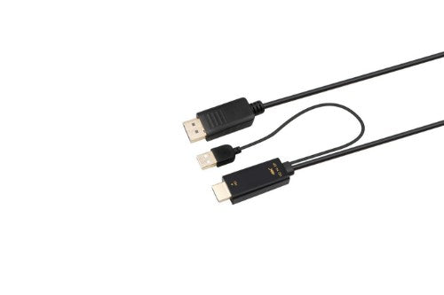 Microconnect HDMI-DP-CON3 video cable adapter 3 m HDMI Type A (Standard) DisplayPort Black