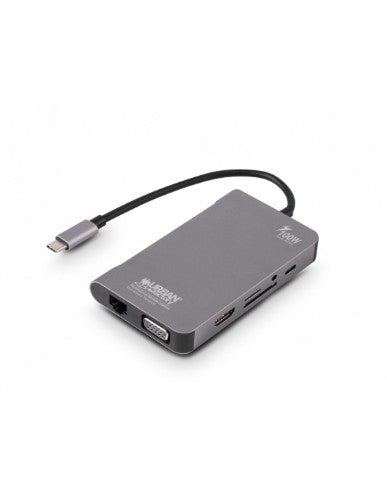 Urban Factory HUBEE PLUS MOBILE STATION USB-C PASS THRU 100W MULTI-STREAM