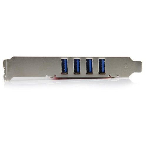 StarTech.com 4 Port PCI SuperSpeed USB 3.0 Adapter Card with SATA / SP4 Power