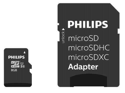 Philips FM08MP45B/00 memory card 8 GB MicroSDHC UHS-I Class 10