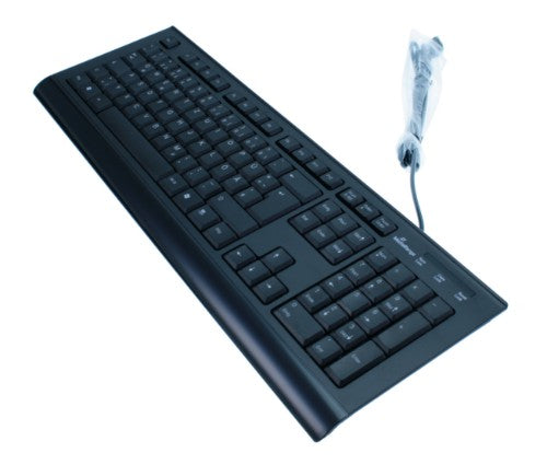 MediaRange MROS101 keyboard USB QWERTZ German Black