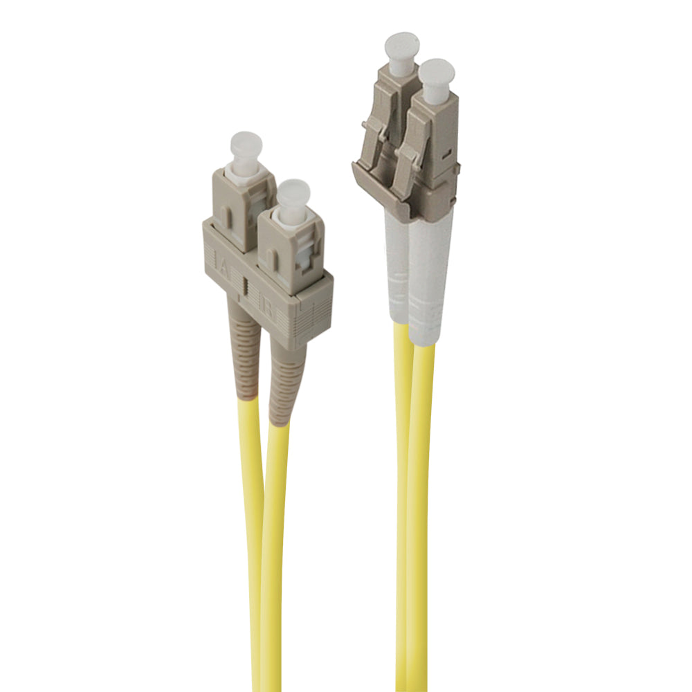 ALOGIC 2m LC-SC Single Mode Duplex LSZH Fibre Cable 09/125 OS2