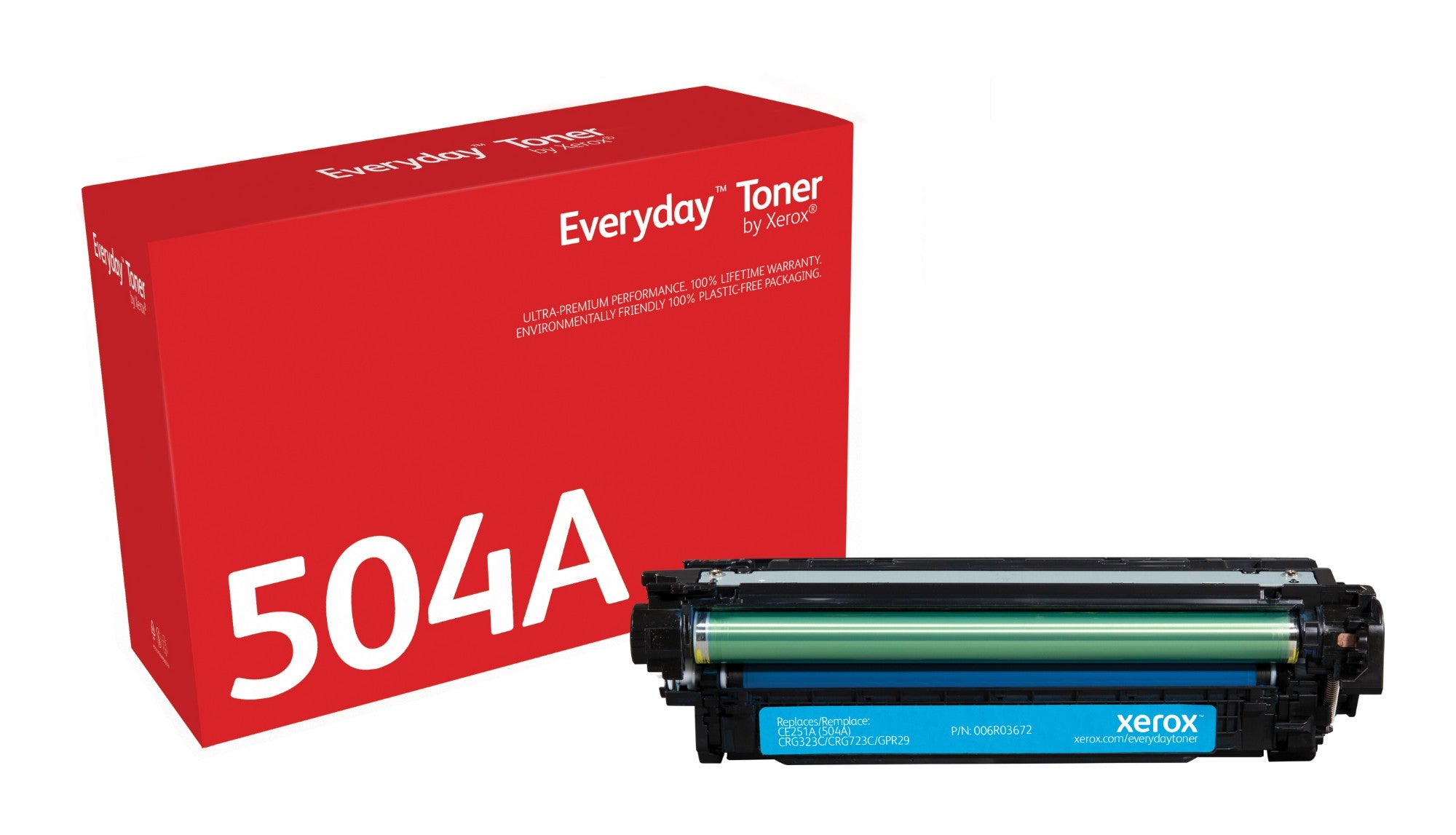 Xerox 006R03672 Toner cartridge cyan, 7K pages (replaces HP 504A/CE251A) for HP CLJ CP 3525