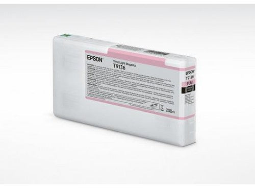 Epson C13T91360N/T9136 Ink cartridge light magenta 200ml for Epson SC-P 5000/V