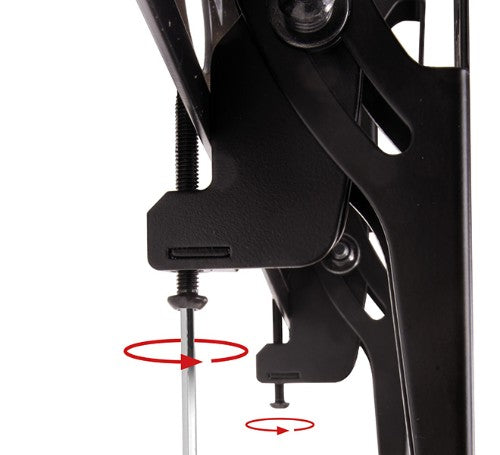 B-Tech Telescopic Universal Flat Screen Ceiling Mount with Tilt (VESA 600 x 400) - 0.6m to 1m Ø50mm Pole