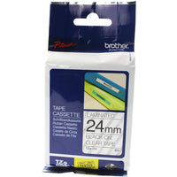 Brother TZE-151 DirectLabel black on Transparent Laminat 24mm x 8m for Brother P-Touch TZ 3.5-24mm/HSE/36mm/6-24mm/6-36mm