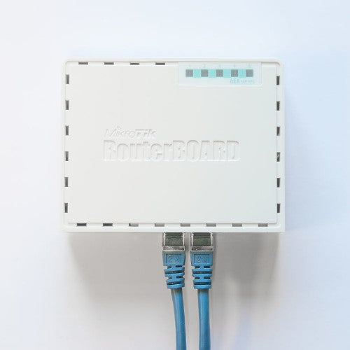 Mikrotik RB750GR3 wired router Gigabit Ethernet Turquoise, White