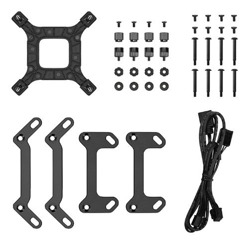 DeepCool LM240 Processor Liquid cooling kit 12 cm Black 1 pc(s)