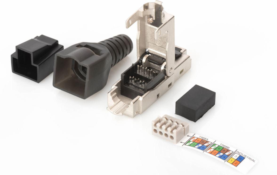 Microconnect KON524TL wire connector RJ-45 Black