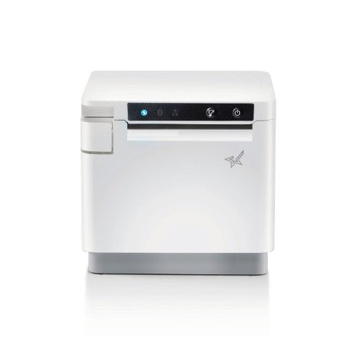 Star Micronics MCP31CI WT E+U, mPOS Receipt Printer - 400mm/s Direct Thermal, 58/80mm paper width, USB-C with Power Delivery for iOS / Android / Windows, Ethernet LAN, USB-A peripheral hub, CloudPRNT Next, White Case, EU UK, 24VDC PS included