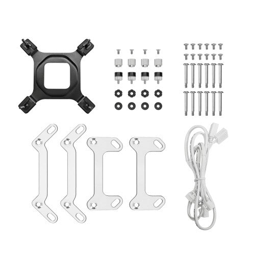 DeepCool Mystique 360 WH ARGB Processor All-in-one liquid cooler 12 cm White 1 pc(s)