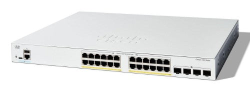 Cisco Catalyst 1200-24FP-4X Smart Switch, 24 Port GE, Full PoE, 4x10GE SFP+, Limited Lifetime Protection (C1200-24FP-4X)