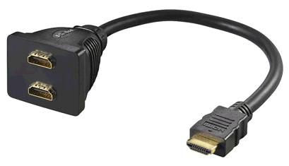 Microconnect HDMI 19M - 2X HDMI 19F